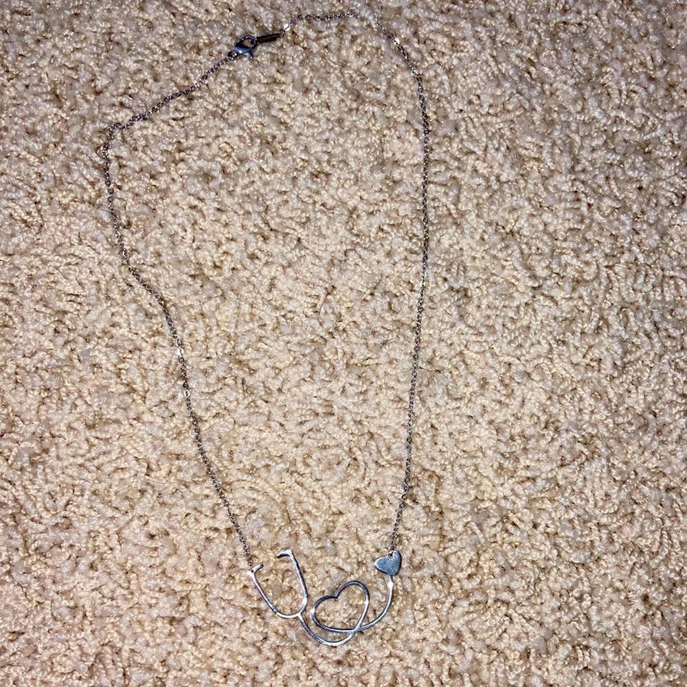 Stethoscope heart Necklace